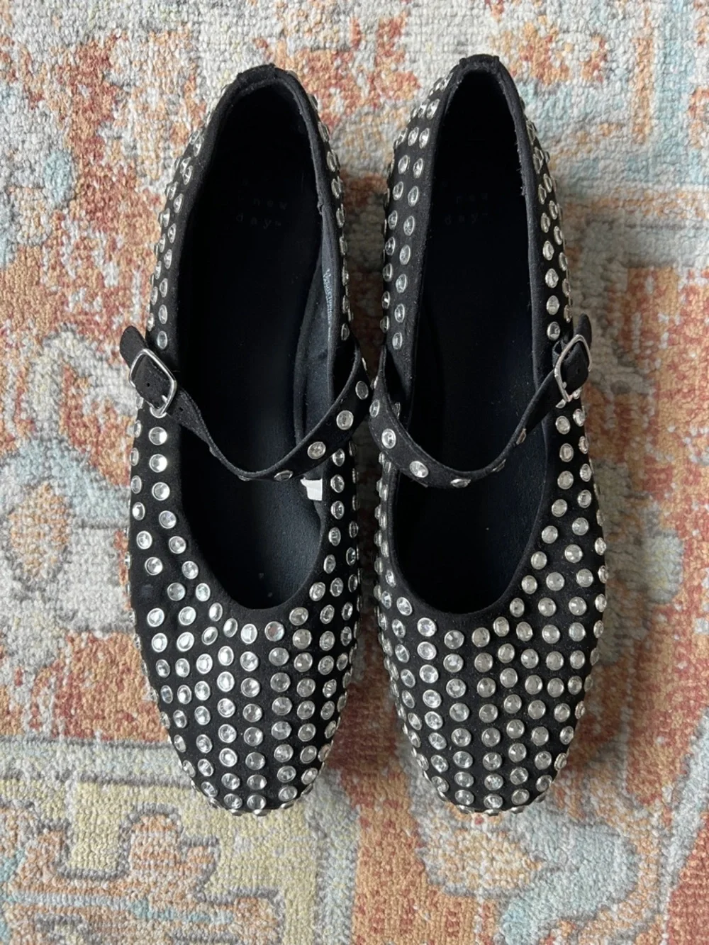 Black Studded Mary Janes - Picture 3 of 7